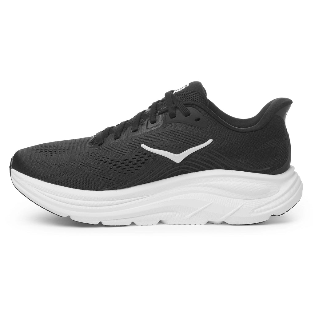 Women's Clifton 11 Road-Running Shoes - Black/White - view 2
