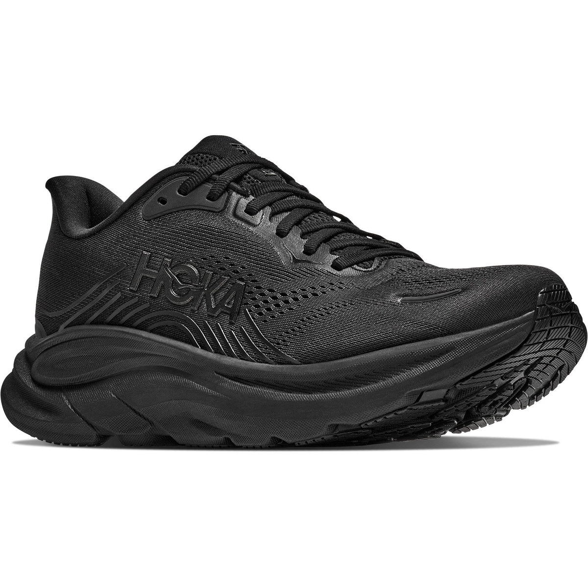 Women's Clifton 11 Road-Running Shoes - Black/Black - view 3