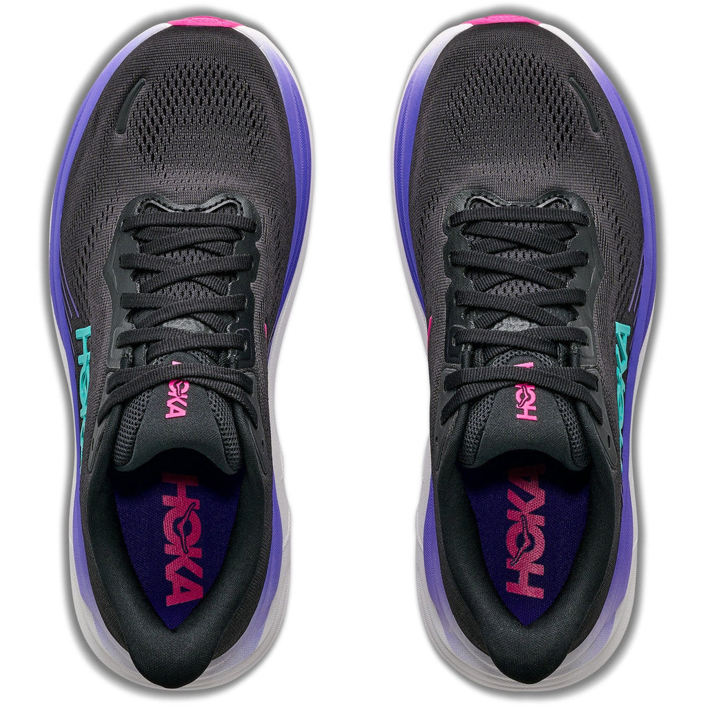 Women's Clifton 11 Road-Running Shoes - Black/Neon Nebula - view 6