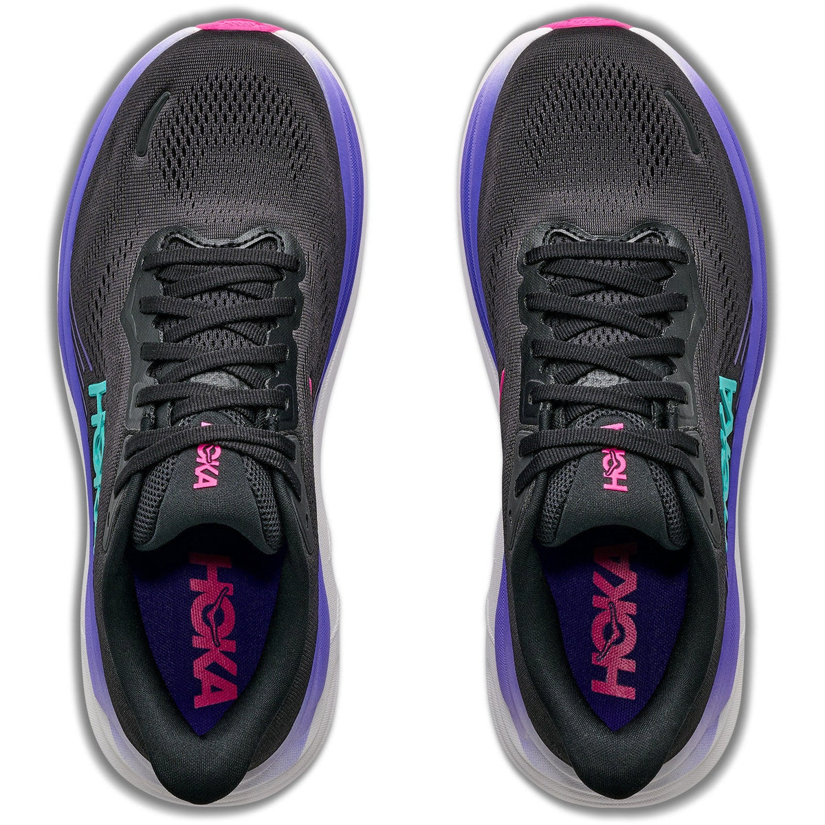 Women's Clifton 11 Road-Running Shoes - Black/Neon Nebula - view 6