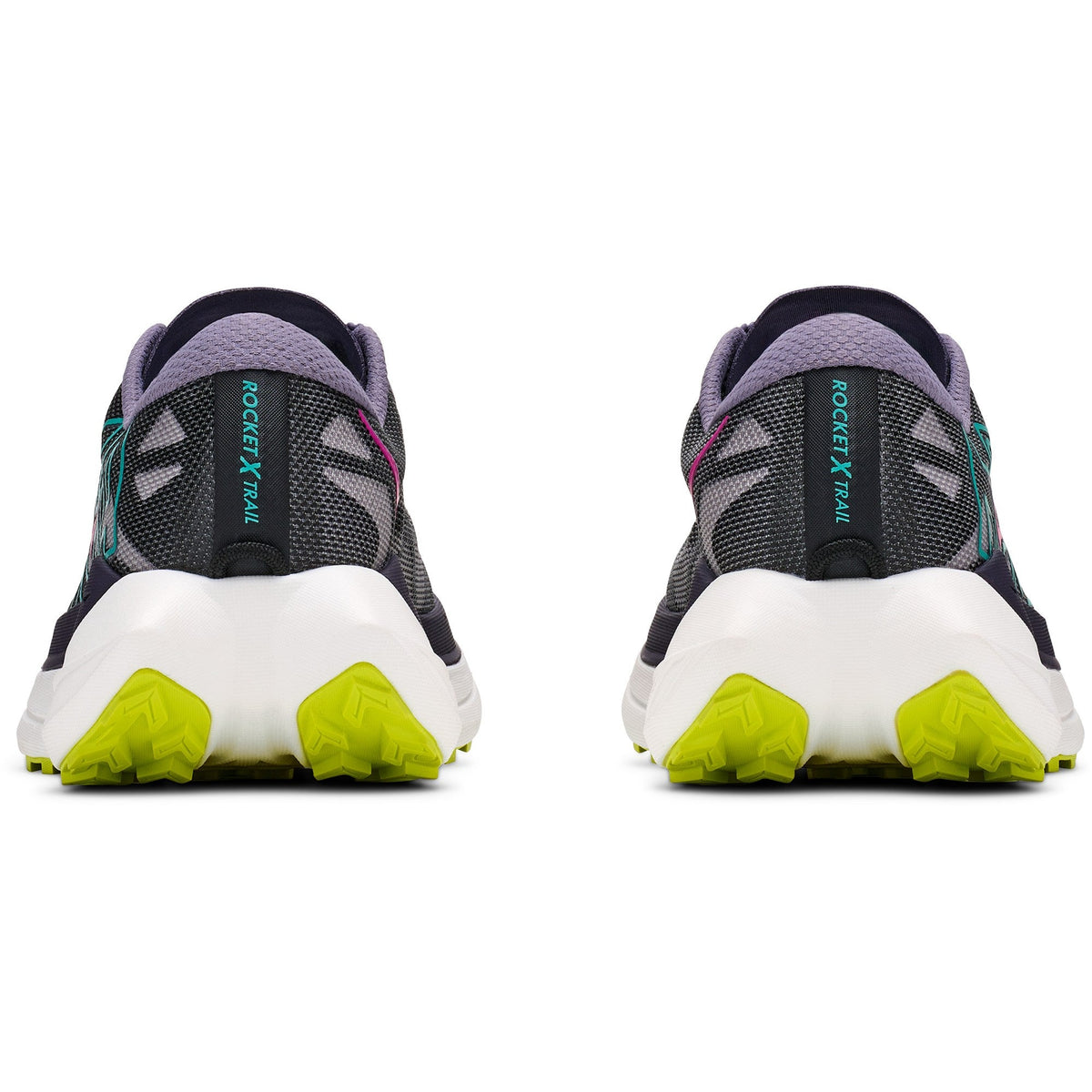 Women's Rocket X Trail-Running Shoes - Purple Fog/Hoka Citrus - view 5