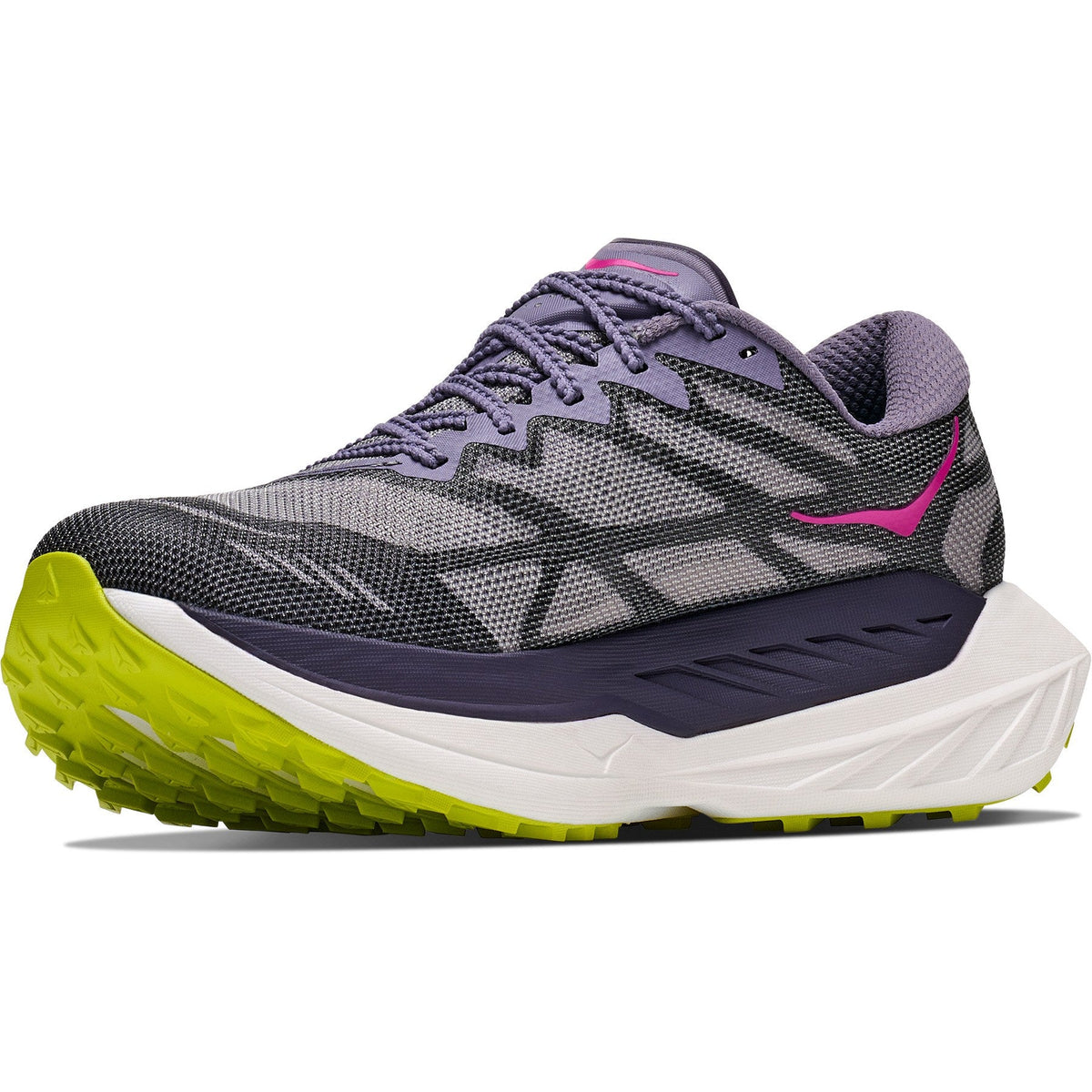 Women's Rocket X Trail-Running Shoes - Purple Fog/Hoka Citrus - view 4