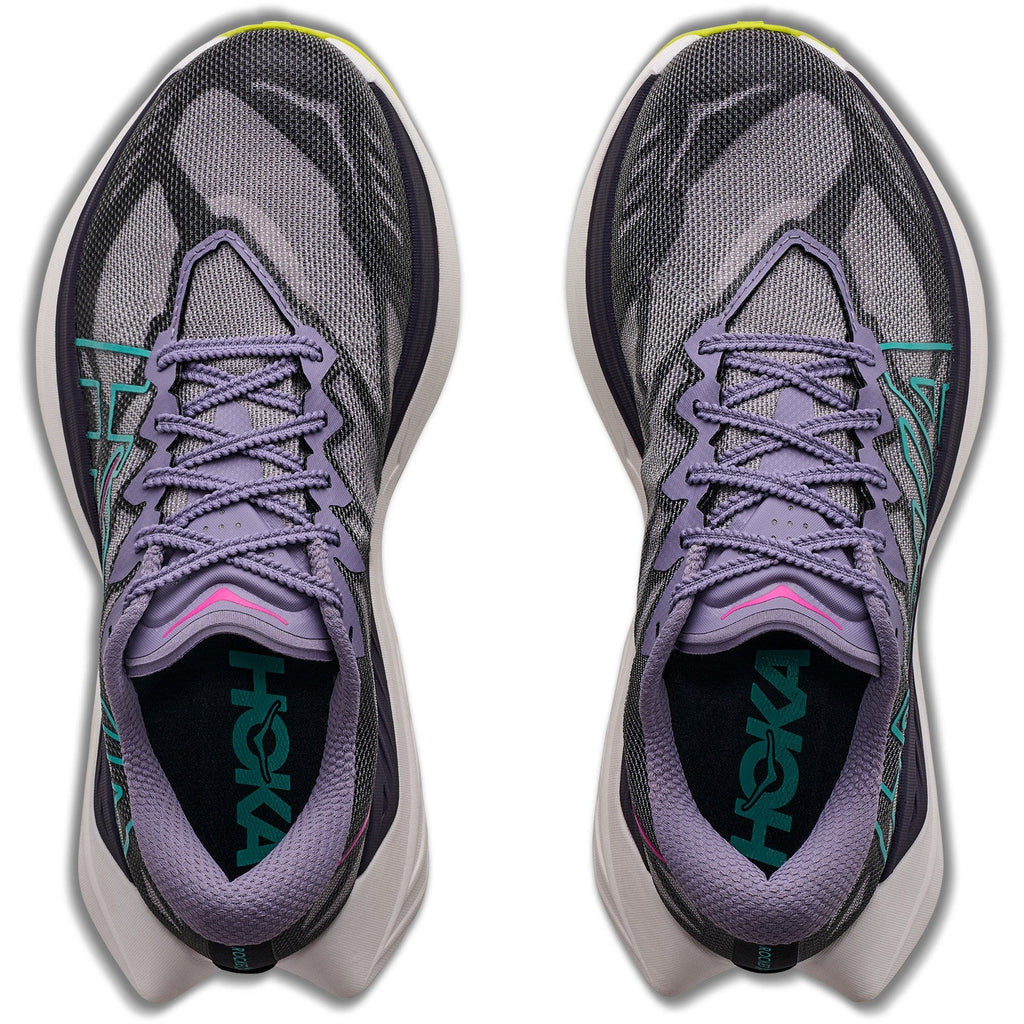 Women's Rocket X Trail-Running Shoes - Purple Fog/Hoka Citrus - view 6