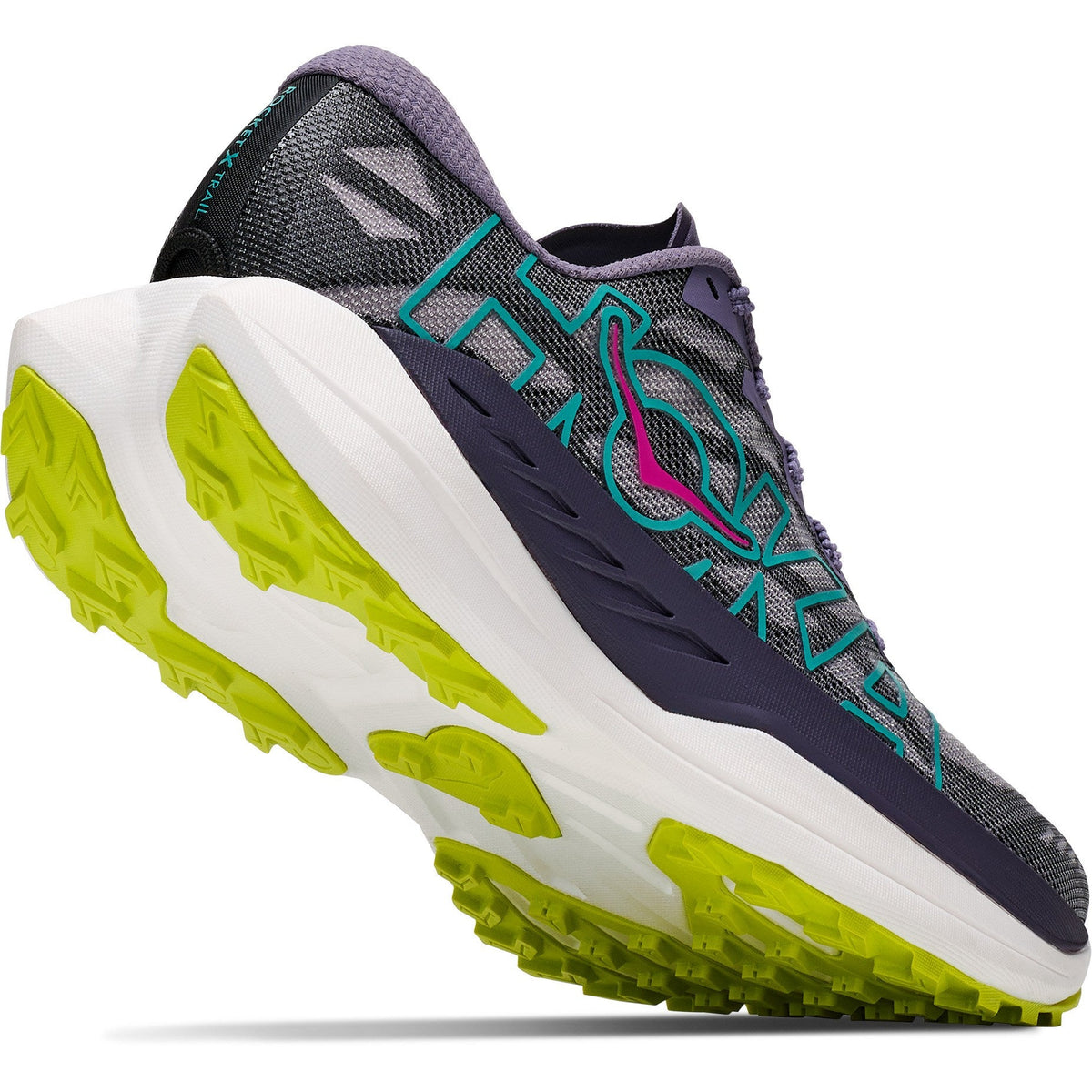 Women's Rocket X Trail-Running Shoes - Purple Fog/Hoka Citrus - view 8
