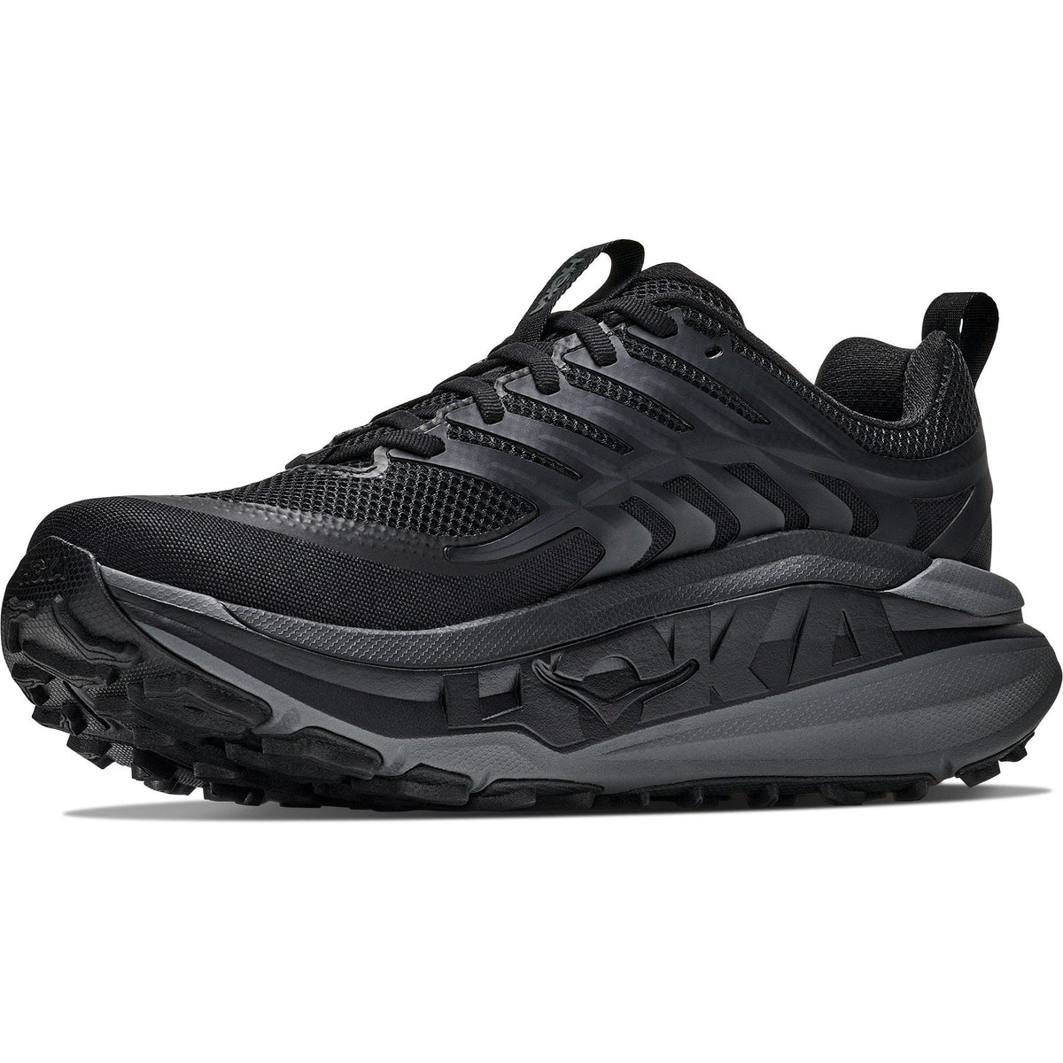 Men's Stinson 8 Trail-Running Shoes - Black/Outer Orbit - view 4