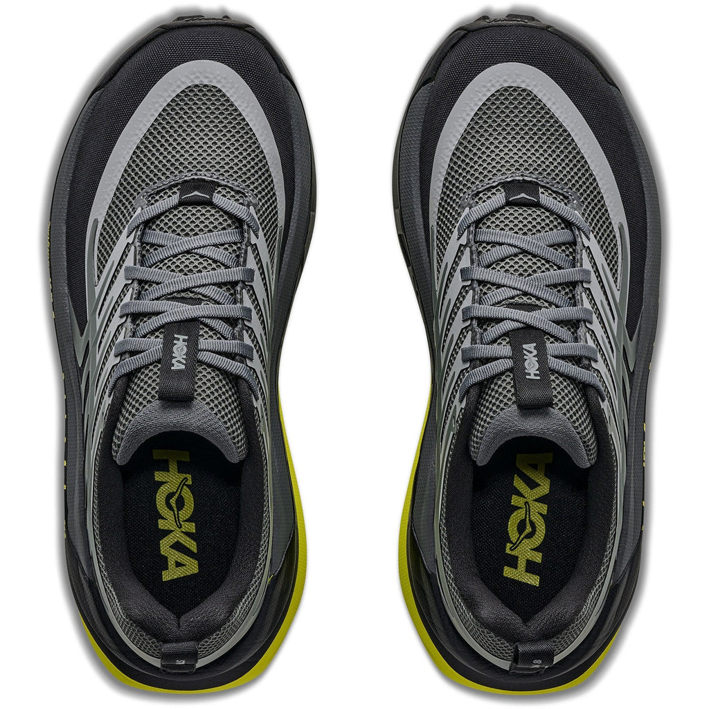 Men's Stinson 8 Trail-Running Shoes - Black/Hoka Citrus - view 6
