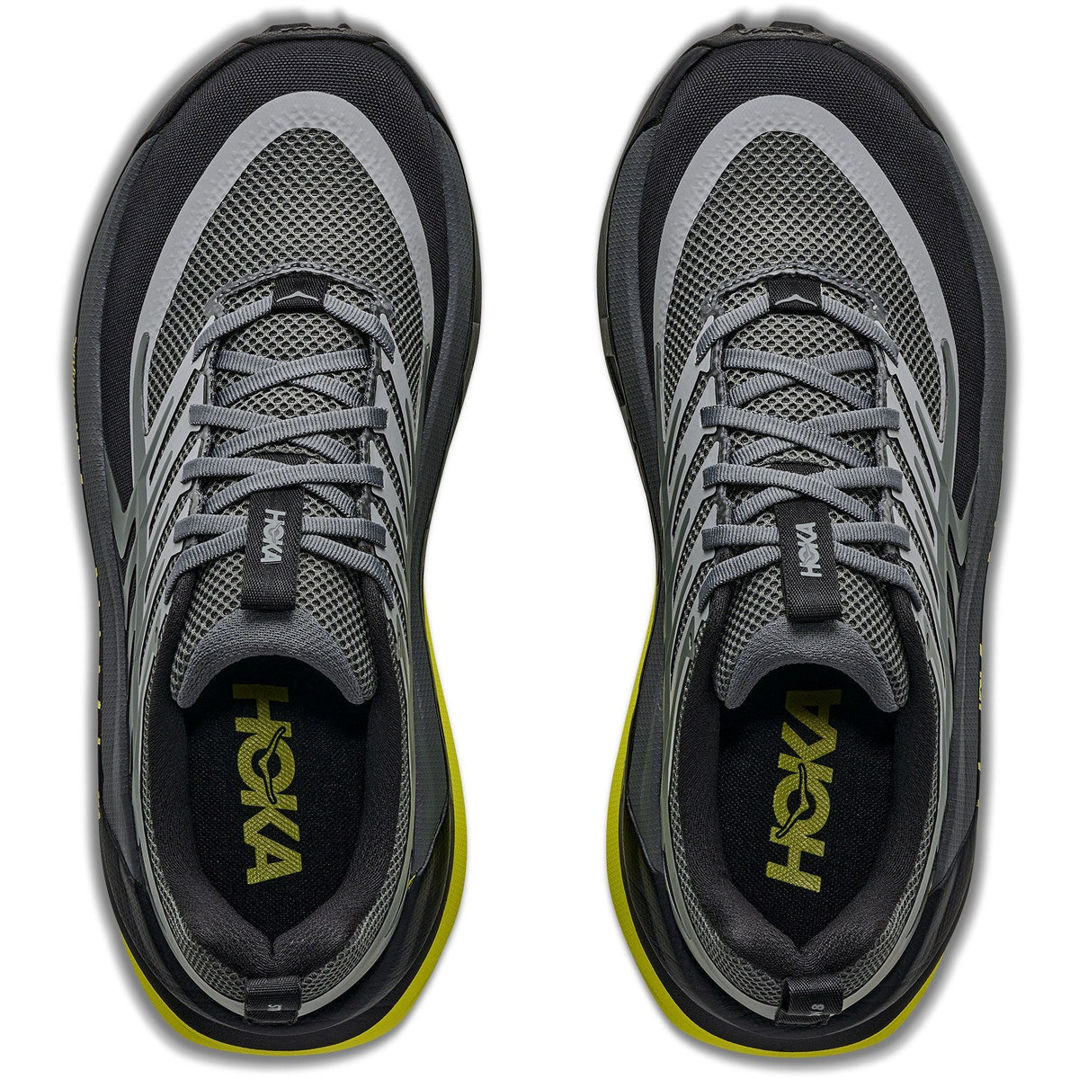 Men's Stinson 8 Trail-Running Shoes - Black/Hoka Citrus - view 6
