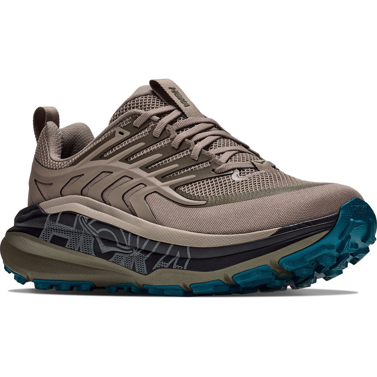 Men's Stinson 8 Trail-Running Shoes - Pebble Grey/Antique Olive - view 3