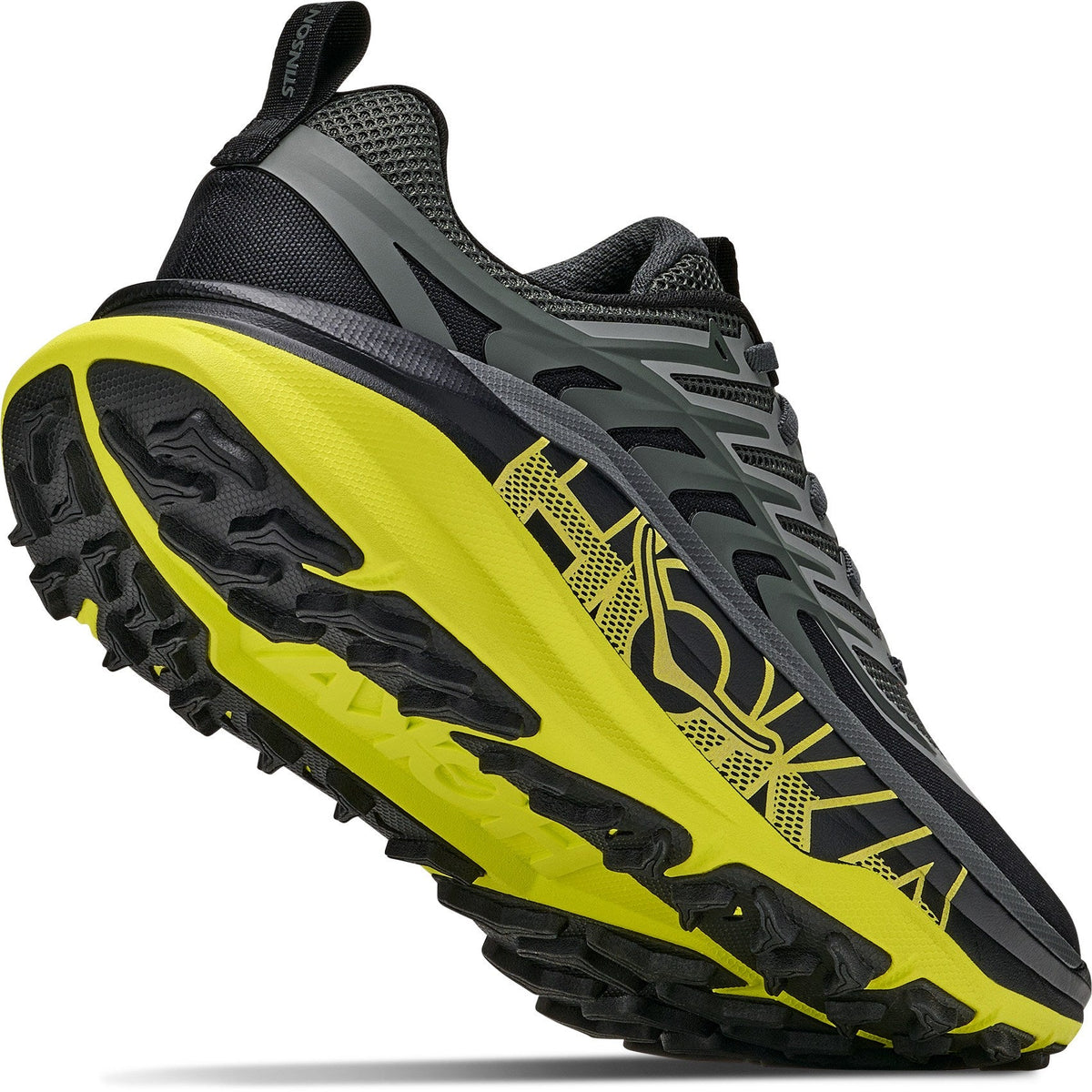 Men's Stinson 8 Trail-Running Shoes - Black/Hoka Citrus - view 8