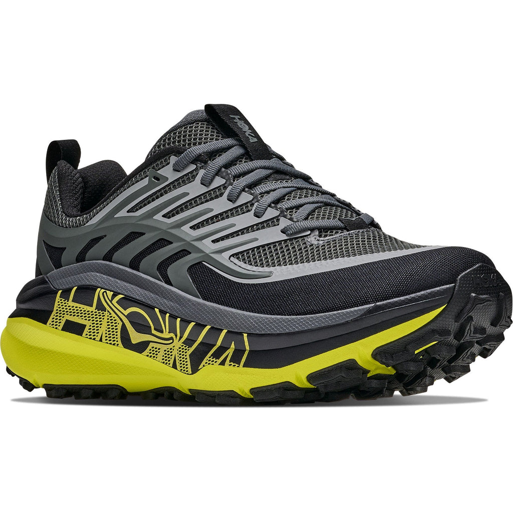 Men's Stinson 8 Trail-Running Shoes - Black/Hoka Citrus - view 3