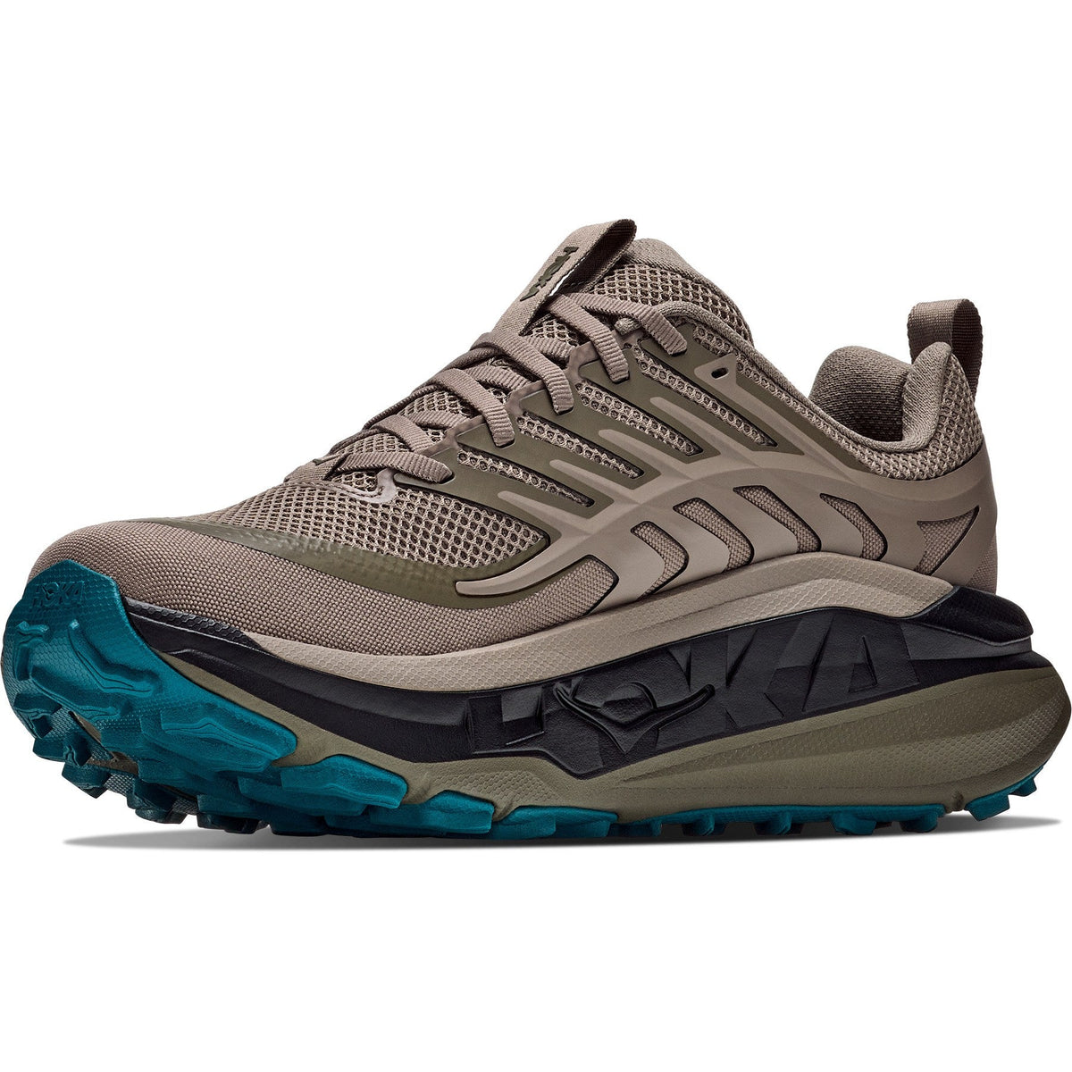 Men's Stinson 8 Trail-Running Shoes - Pebble Grey/Antique Olive - view 4