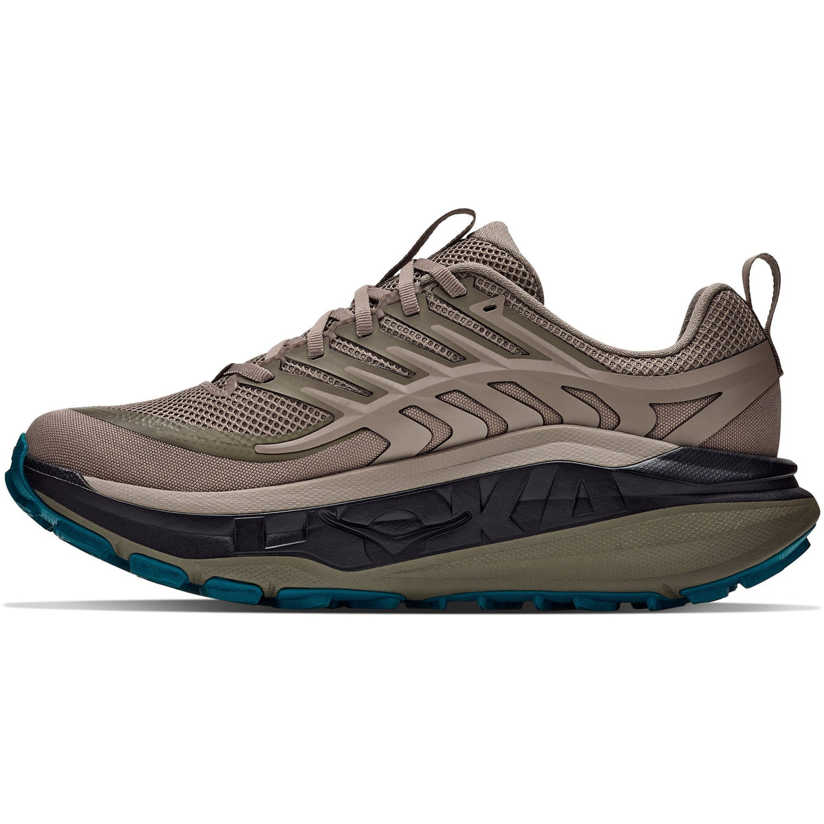 Men's Stinson 8 Trail-Running Shoes - Pebble Grey/Antique Olive - view 2