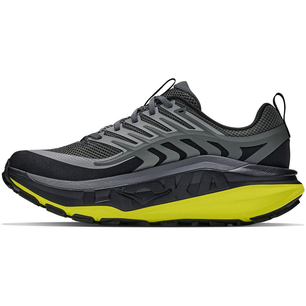 Men's Stinson 8 Trail-Running Shoes - Black/Hoka Citrus - view 2