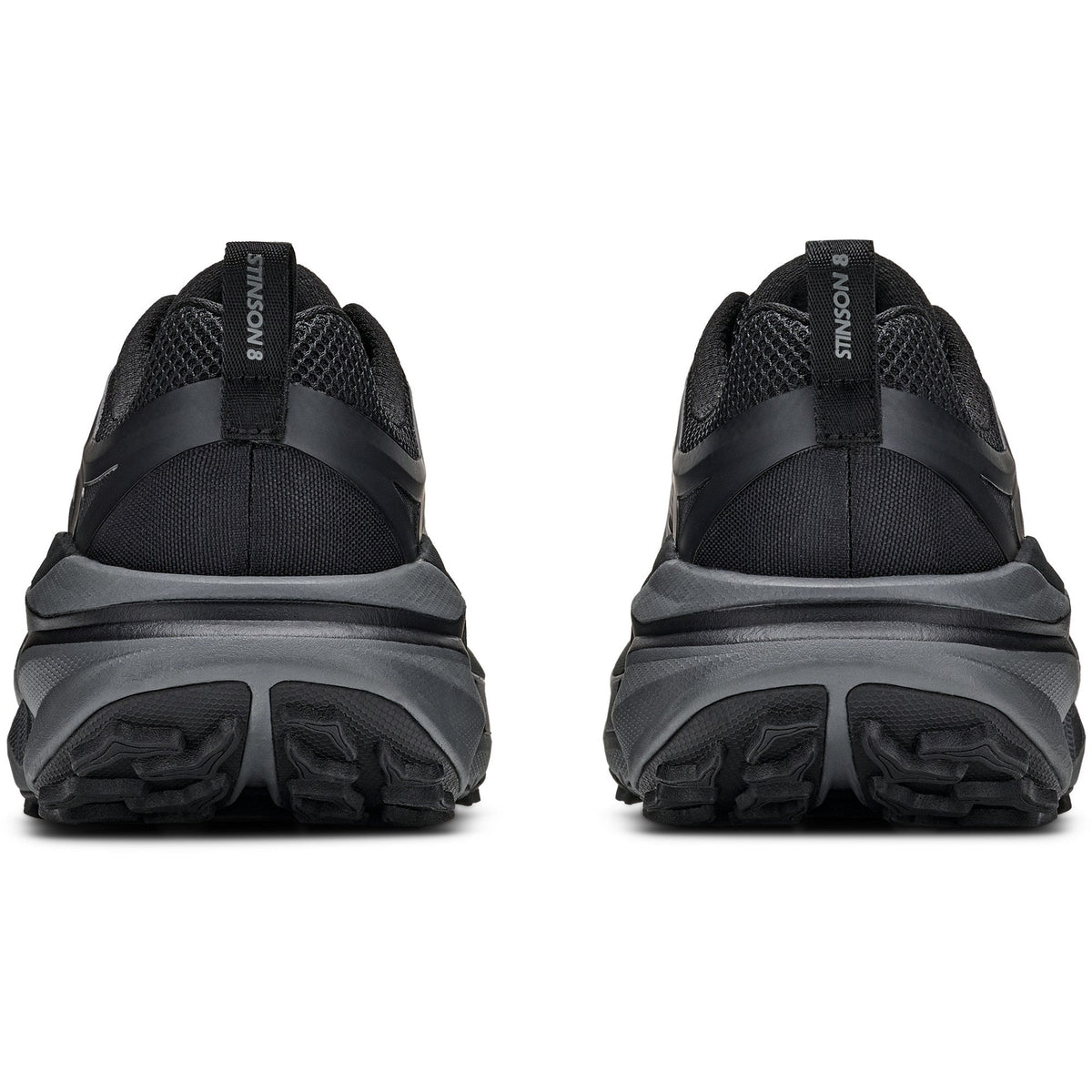 Men's Stinson 8 Trail-Running Shoes - Black/Outer Orbit - view 5