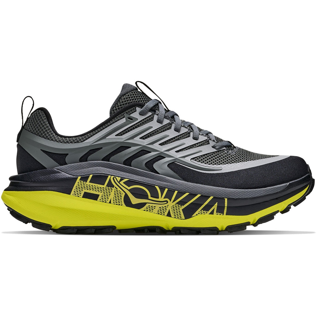 Men's Stinson 8 Trail-Running Shoes - Black/Hoka Citrus - view 1