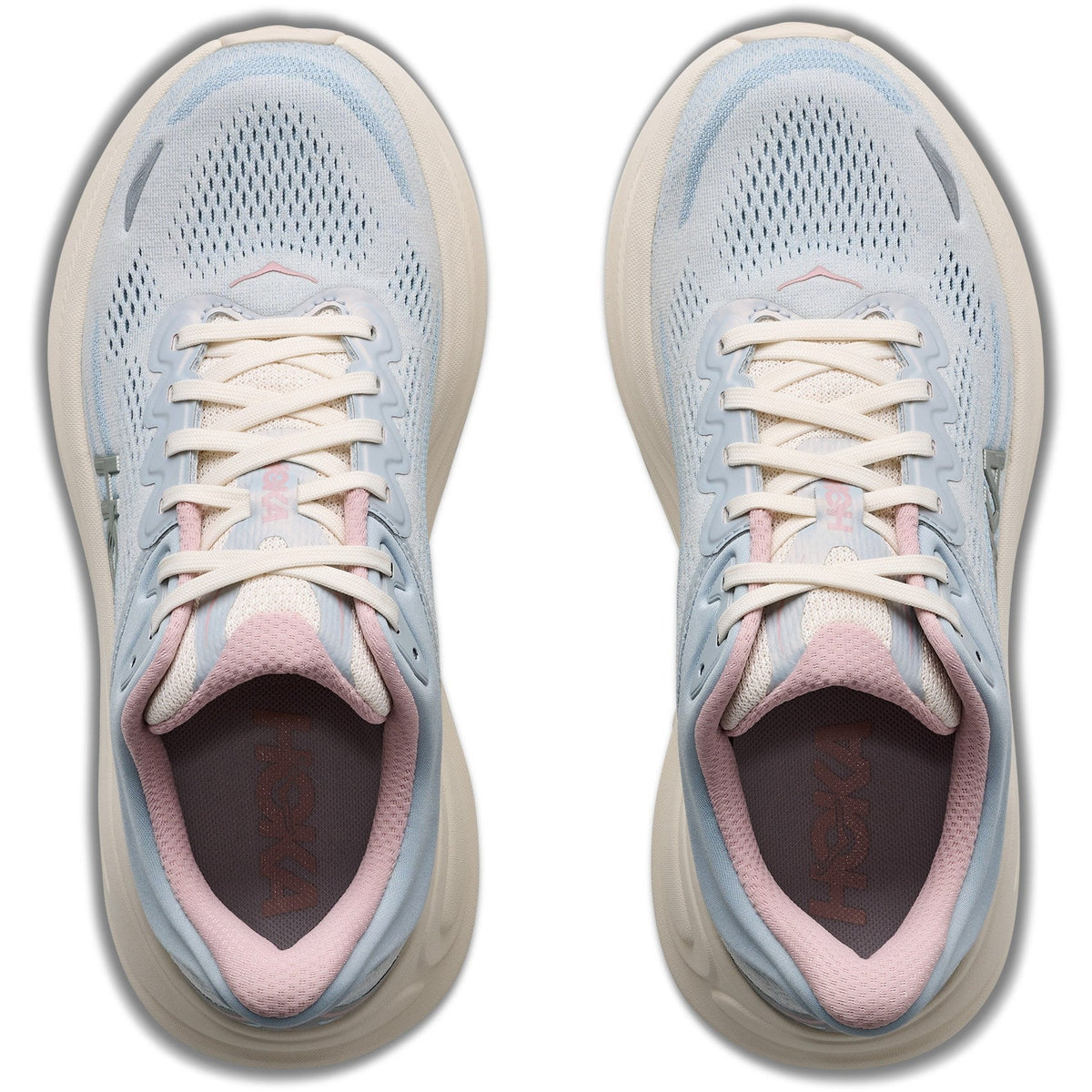 Women's Bondi 9 GLM Road-Running Shoes - Alabaster/Mineral Blue - view 6
