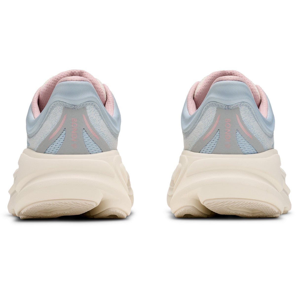 Women's Bondi 9 GLM Road-Running Shoes - Alabaster/Mineral Blue - view 5
