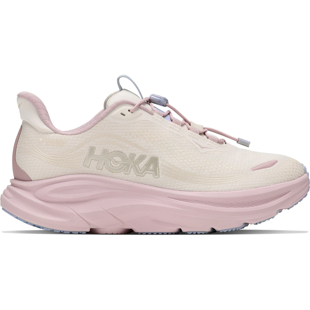 Women's Clifton 11 GTX GLM Road-Running Shoes - Alabaster/Pink Opal - view 1