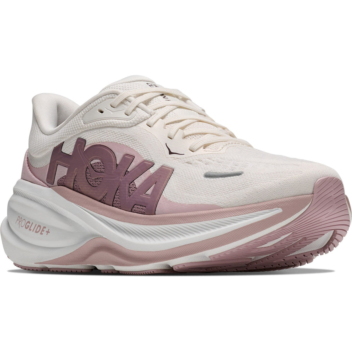 Women's Clifton PRO GLM Road-Running Shoes - Alabaster/Pink Opal - view 3