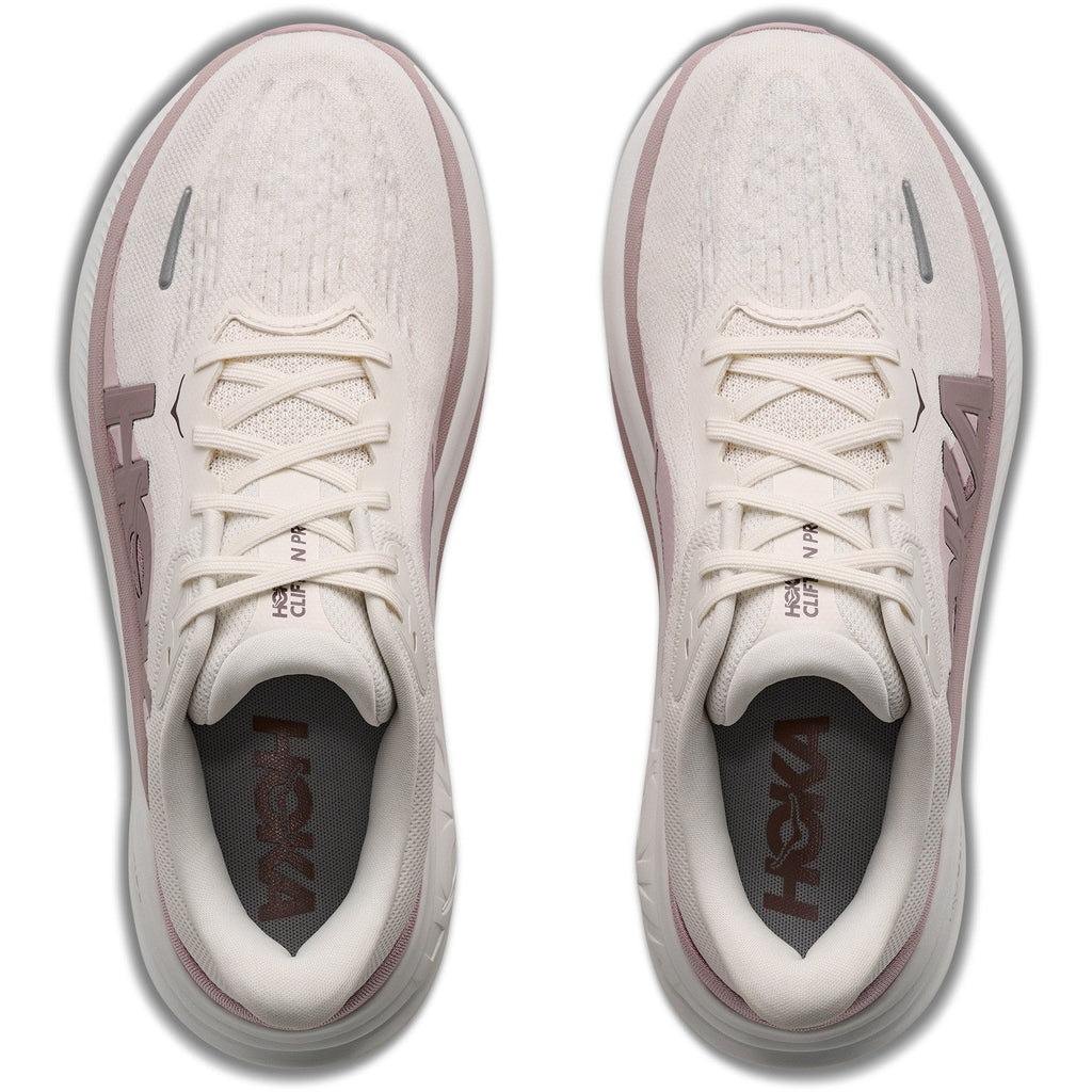 Women's Clifton PRO GLM Road-Running Shoes - Alabaster/Pink Opal - view 6