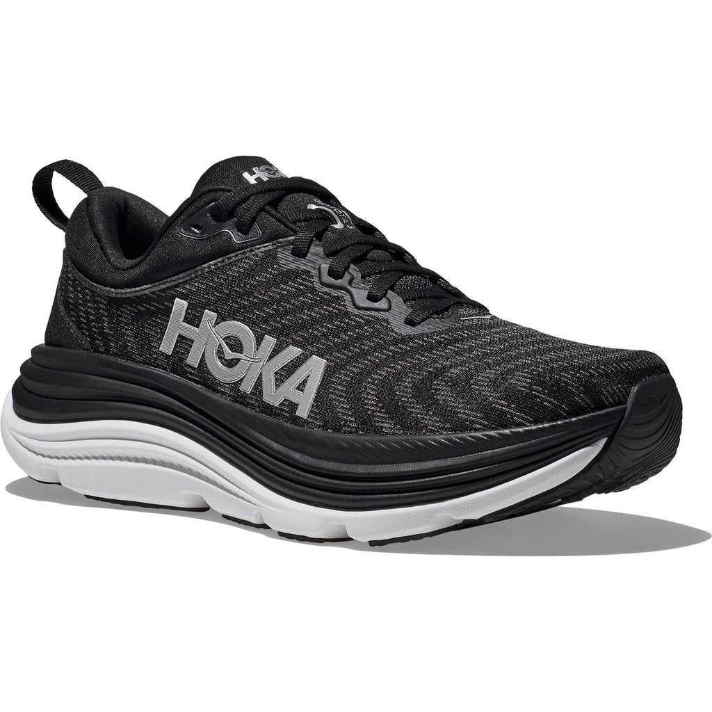 Men's Gaviota 5 Road-Running Shoes - Black/White - view 3