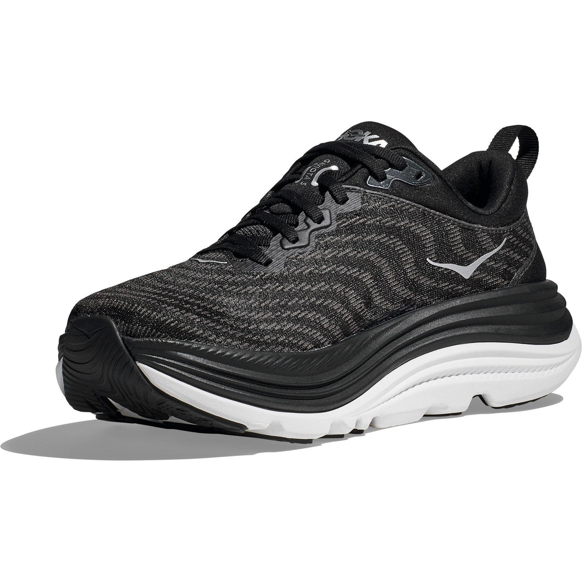 Men's Gaviota 5 Road-Running Shoes - Black/White - view 4