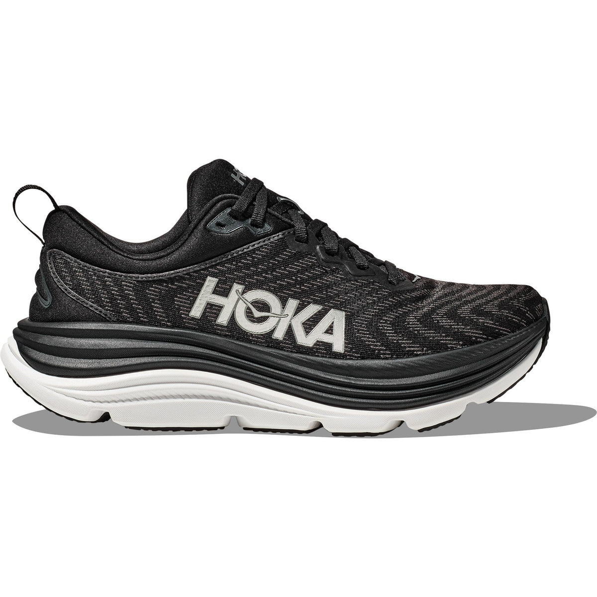 Men's Gaviota 5 Road-Running Shoes - Black/White - view 1