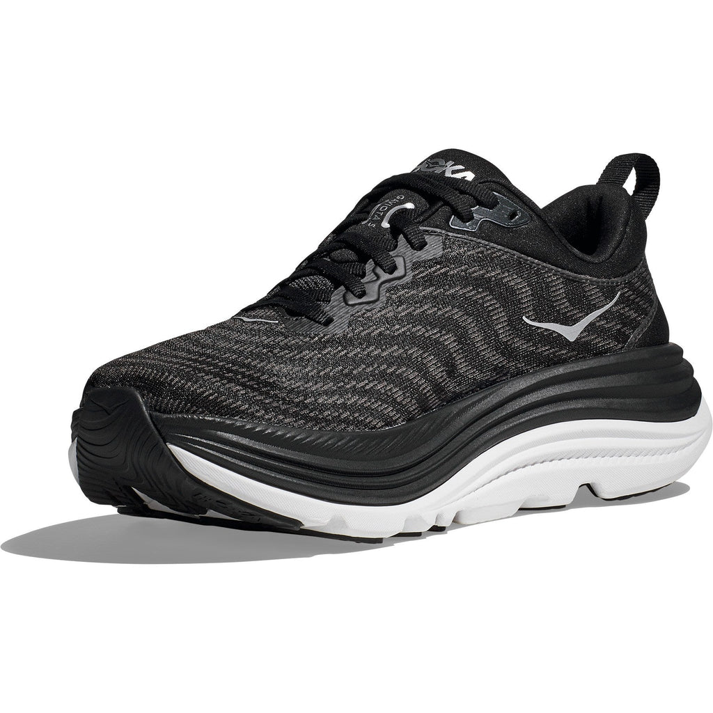 Women's Gaviota 5 Road-Running Shoes - Black/White - view 4