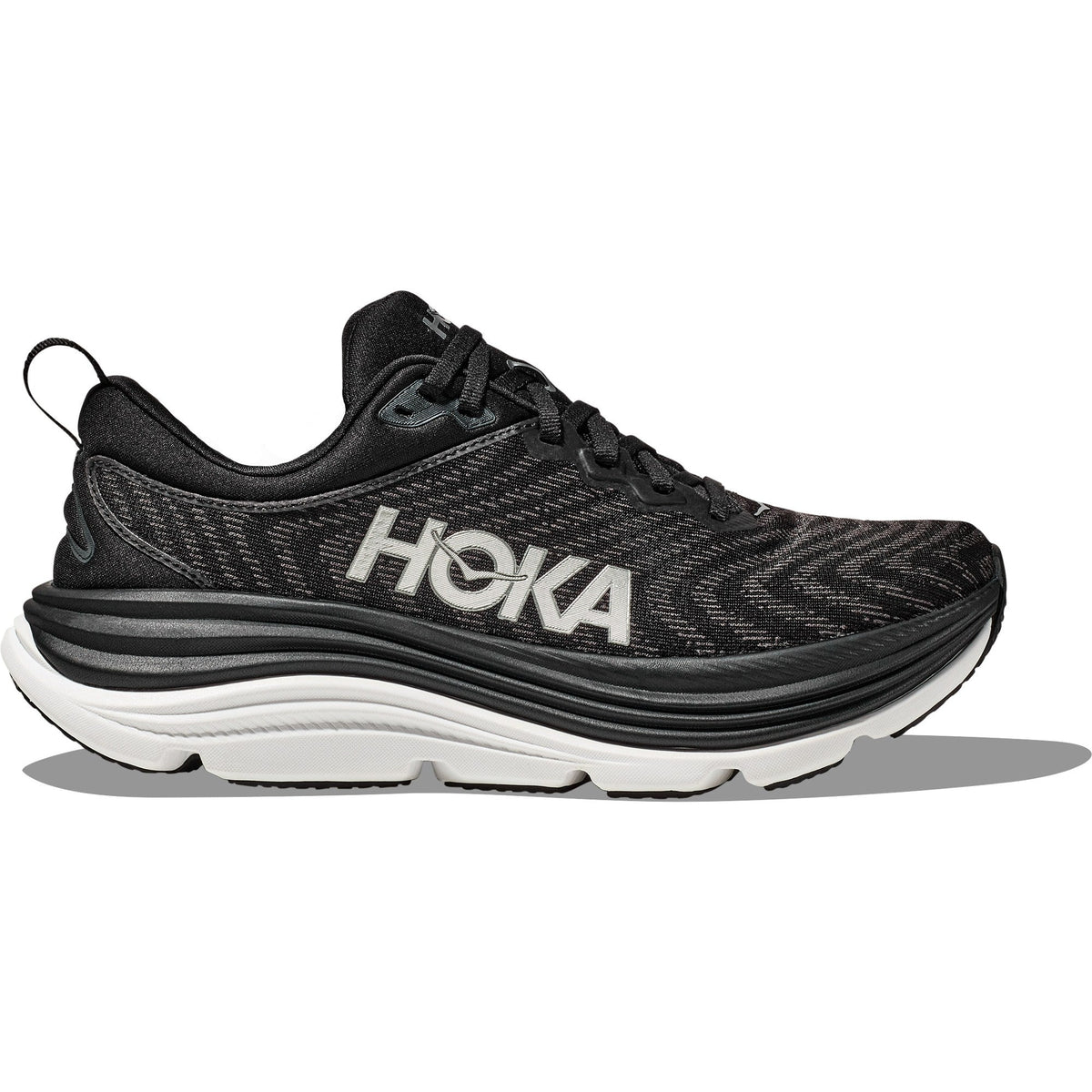 Women's Gaviota 5 Road-Running Shoes - Black/White - view 1