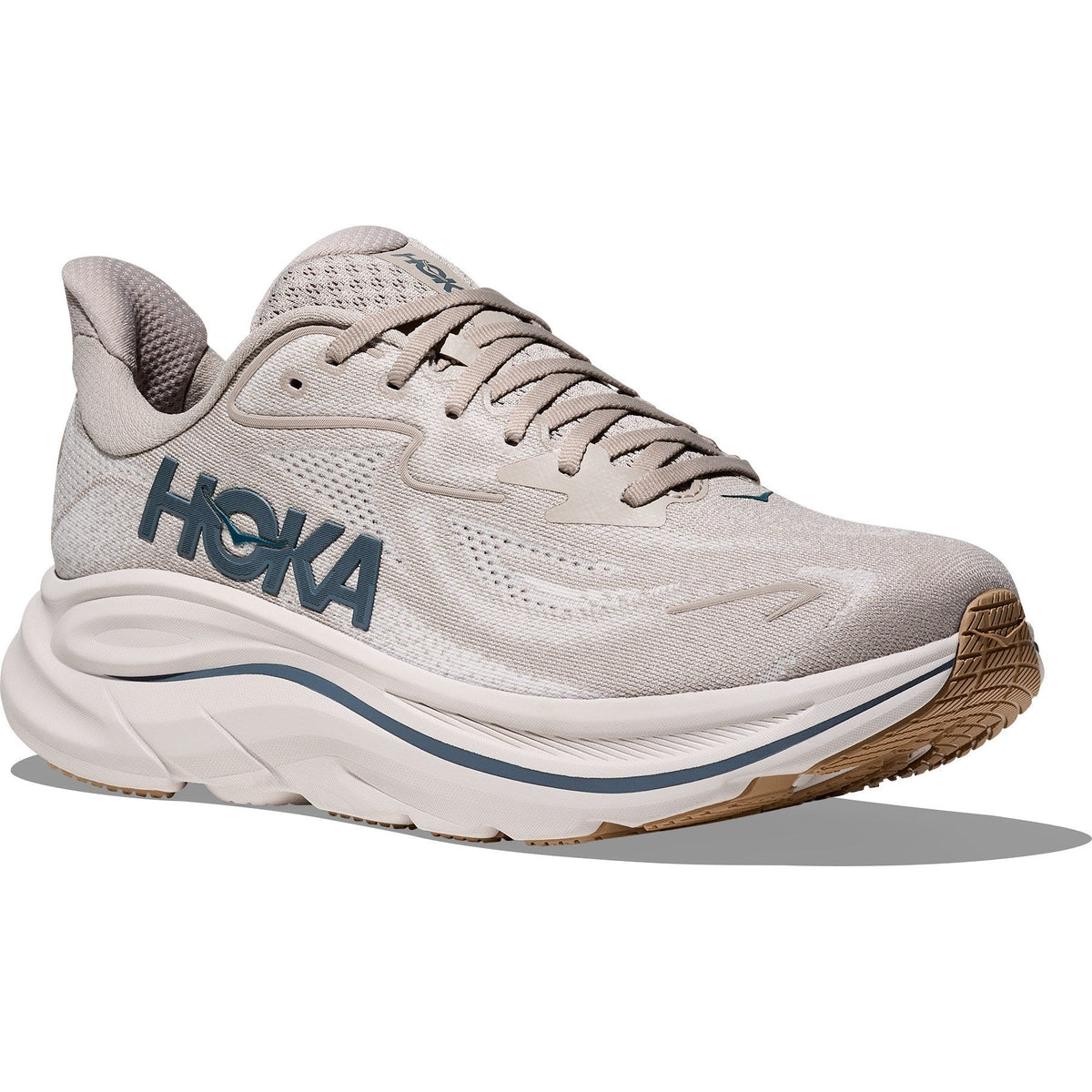 Men's Clifton 10 Road-Running Shoes - Putty/Grout - view 3