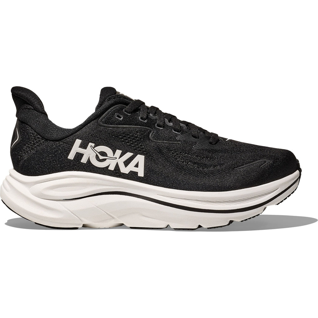 Men's Clifton 10 Road-Running Shoes - Black/White - view 1