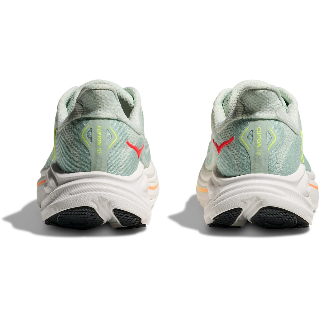 Women's Clifton 10 Road-Running Shoes - Sea Glass/Neon Flame - view 5