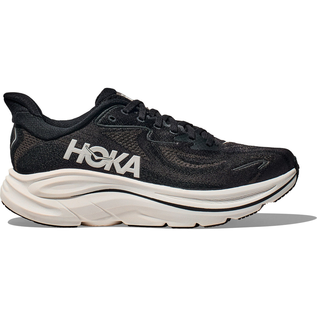 Women's Clifton 10 Road-Running Shoes - Black/White - view 1