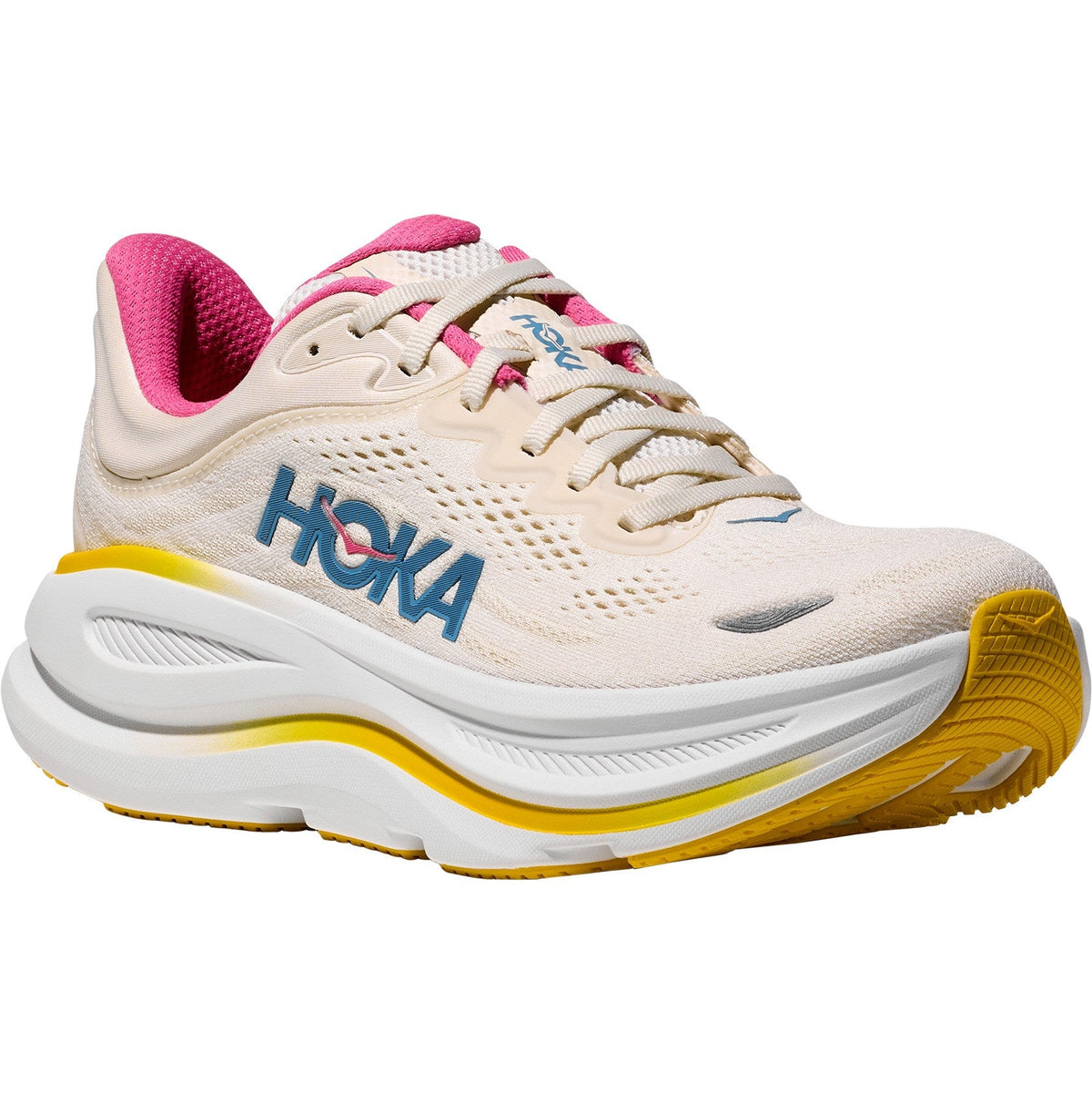 Women's Bondi 9 Road-Running Shoes - Alabaster/Birch - view 3