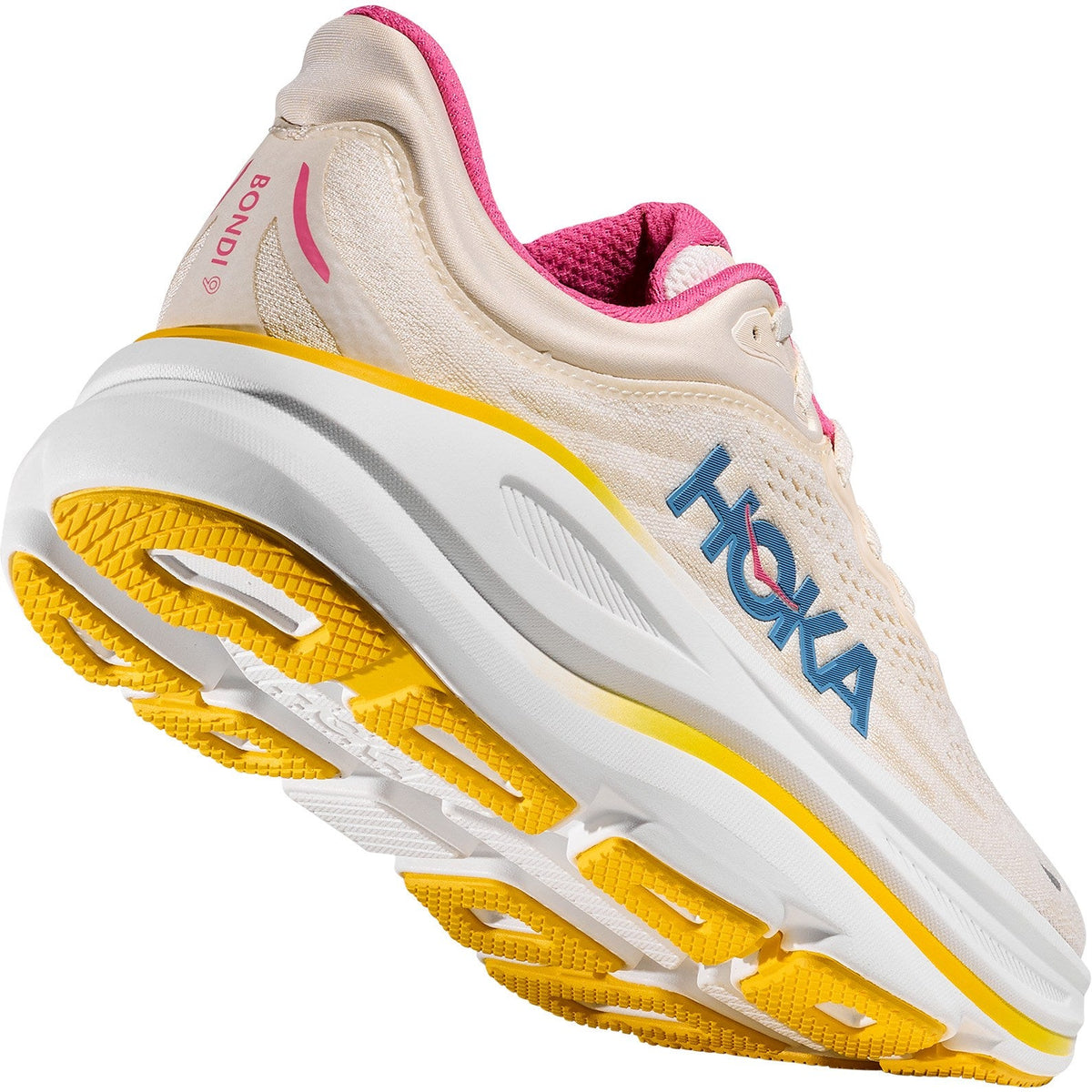 Women's Bondi 9 Road-Running Shoes - Alabaster/Birch - view 8