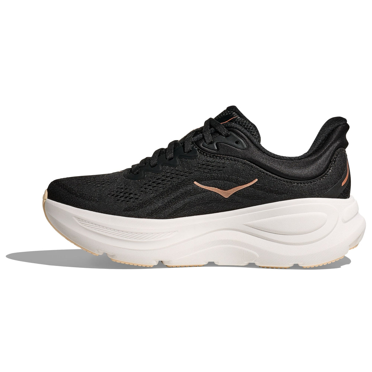 Women's Bondi 9 Road-Running Shoes - Black/Rose Gold - view 2