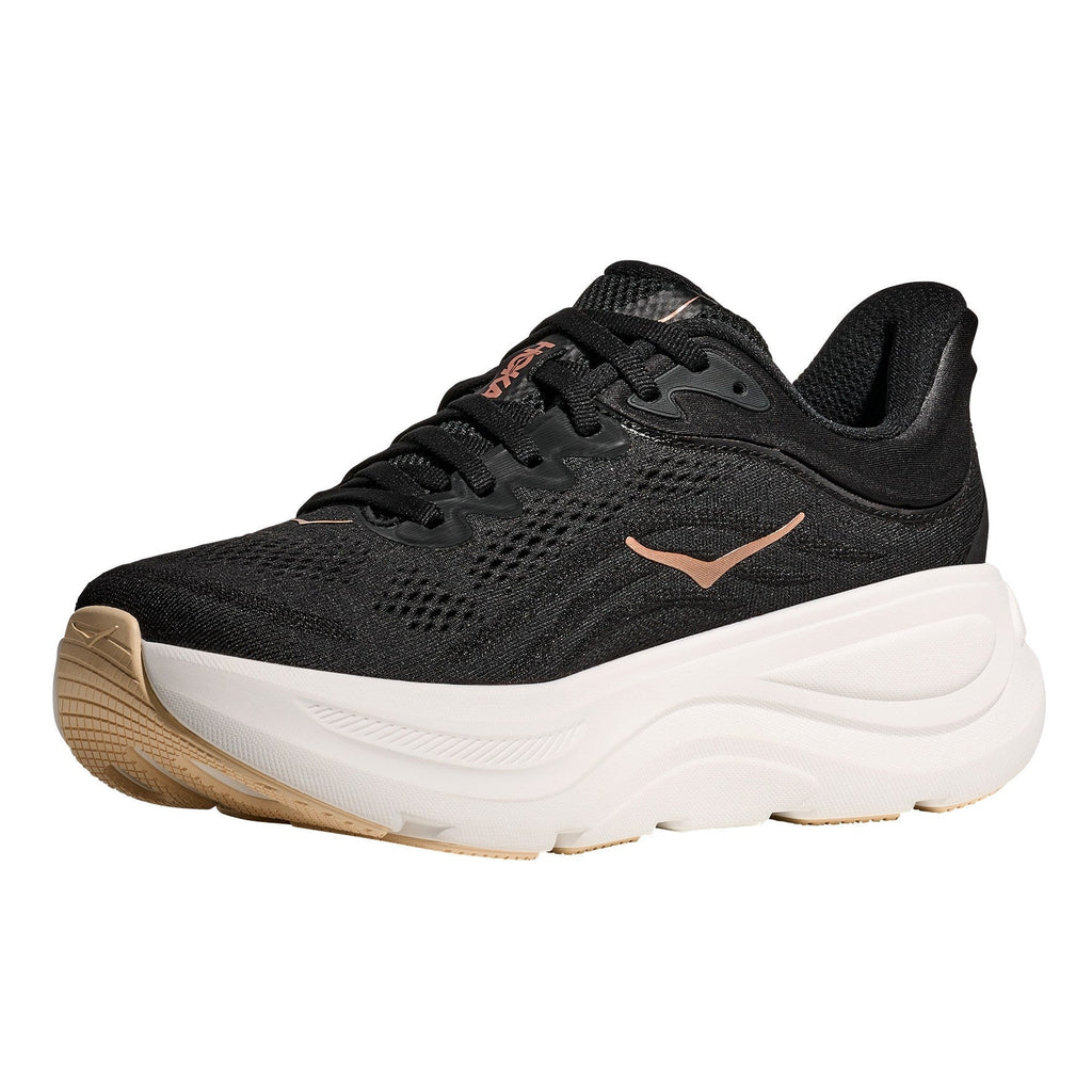 Women's Bondi 9 Road-Running Shoes - Black/Rose Gold - view 4