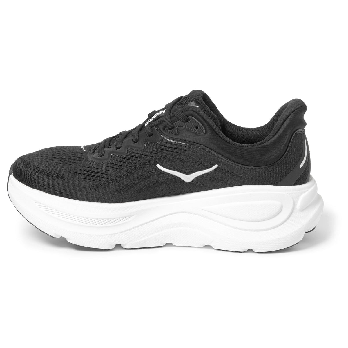 Women's Bondi 9 Road-Running Shoes - Black/White - view 2