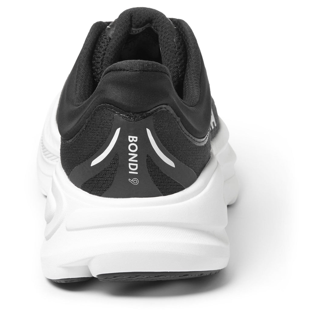 Women's Bondi 9 Road-Running Shoes - Black/White - view 4