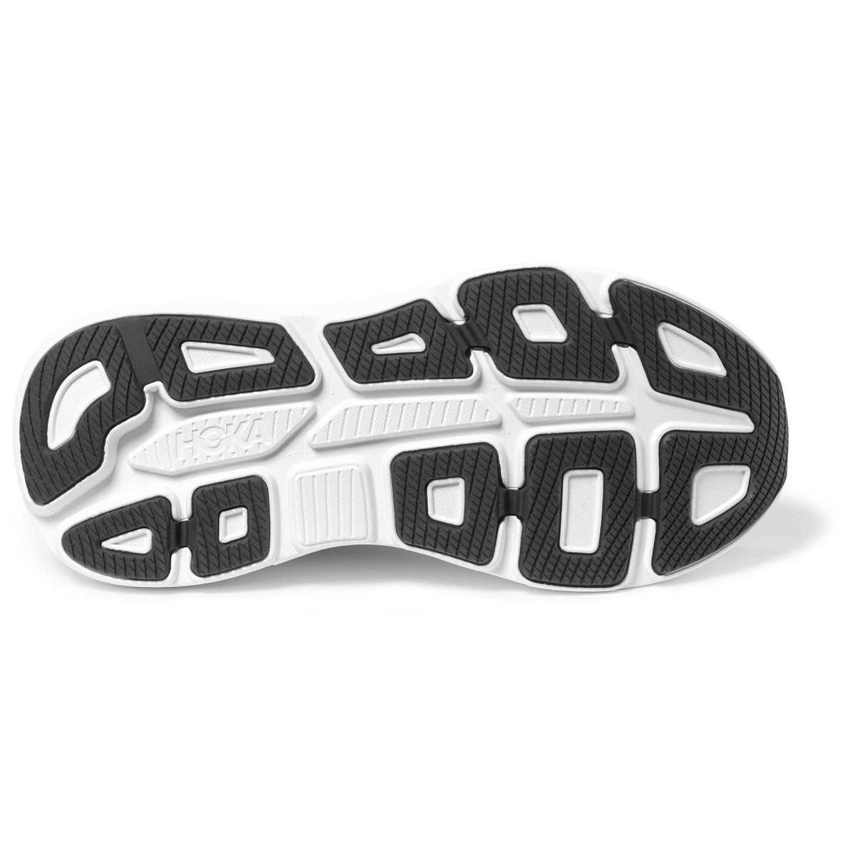 Women's Bondi 9 Road-Running Shoes - Black/White - view 5