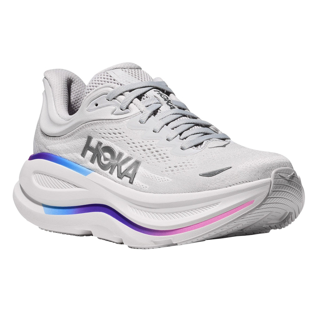 Women's Bondi 9 Road-Running Shoes - Cosmic Grey/White - view 3
