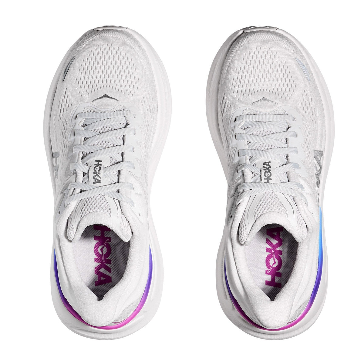 Women's Bondi 9 Road-Running Shoes - Cosmic Grey/White - view 6