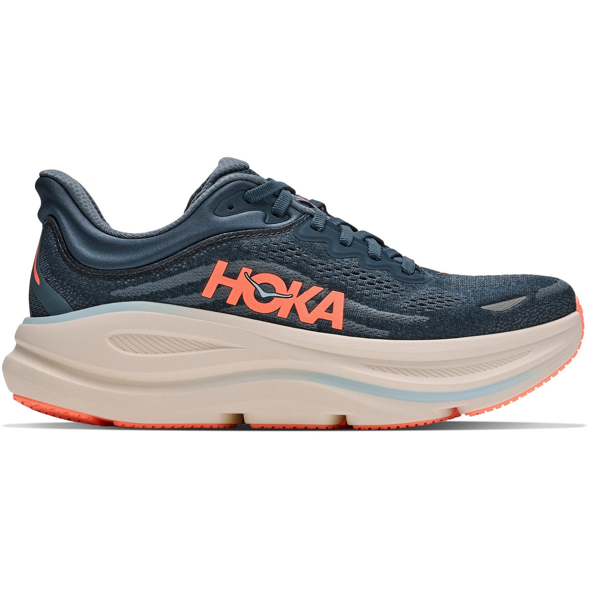 Women's Bondi 9 Road-Running Shoes - Faded Navy/Slate Blue - view 1