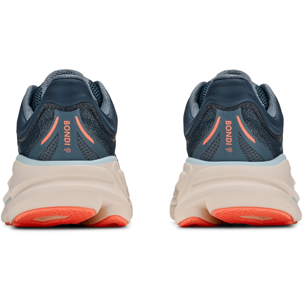 Women's Bondi 9 Road-Running Shoes - Faded Navy/Slate Blue - view 5