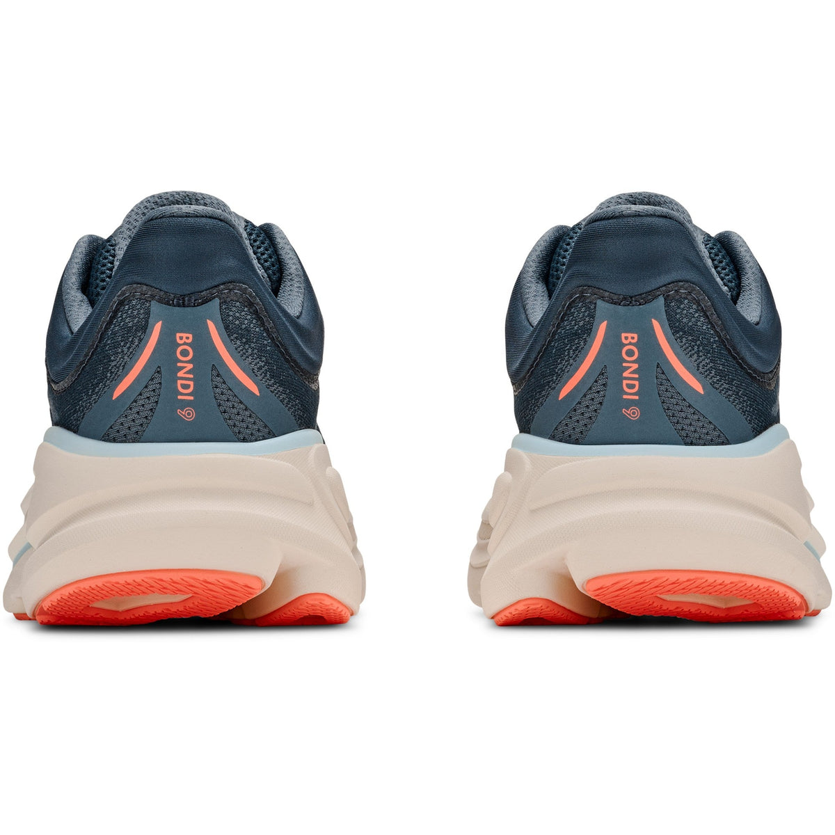 Women's Bondi 9 Road-Running Shoes - Faded Navy/Slate Blue - view 5