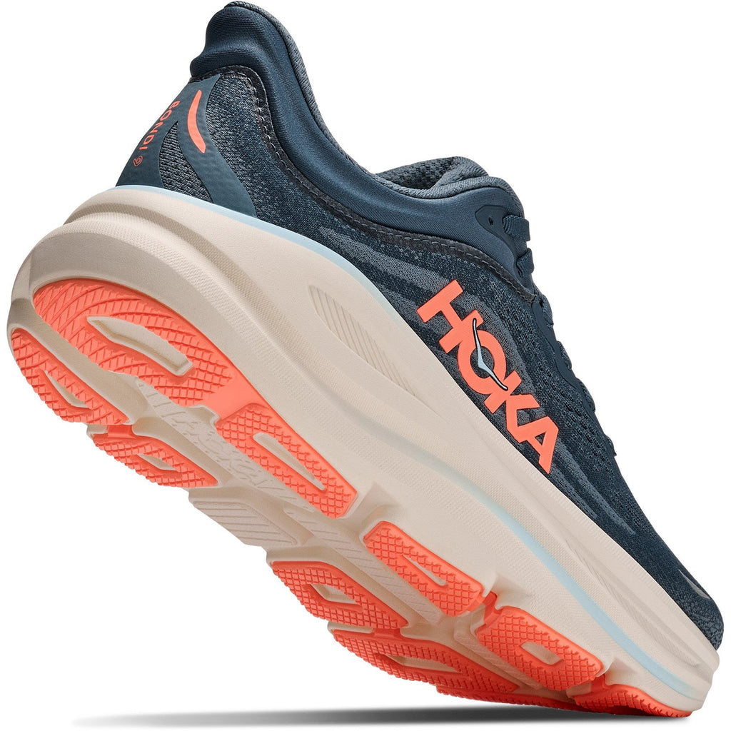 Women's Bondi 9 Road-Running Shoes - Faded Navy/Slate Blue - view 8