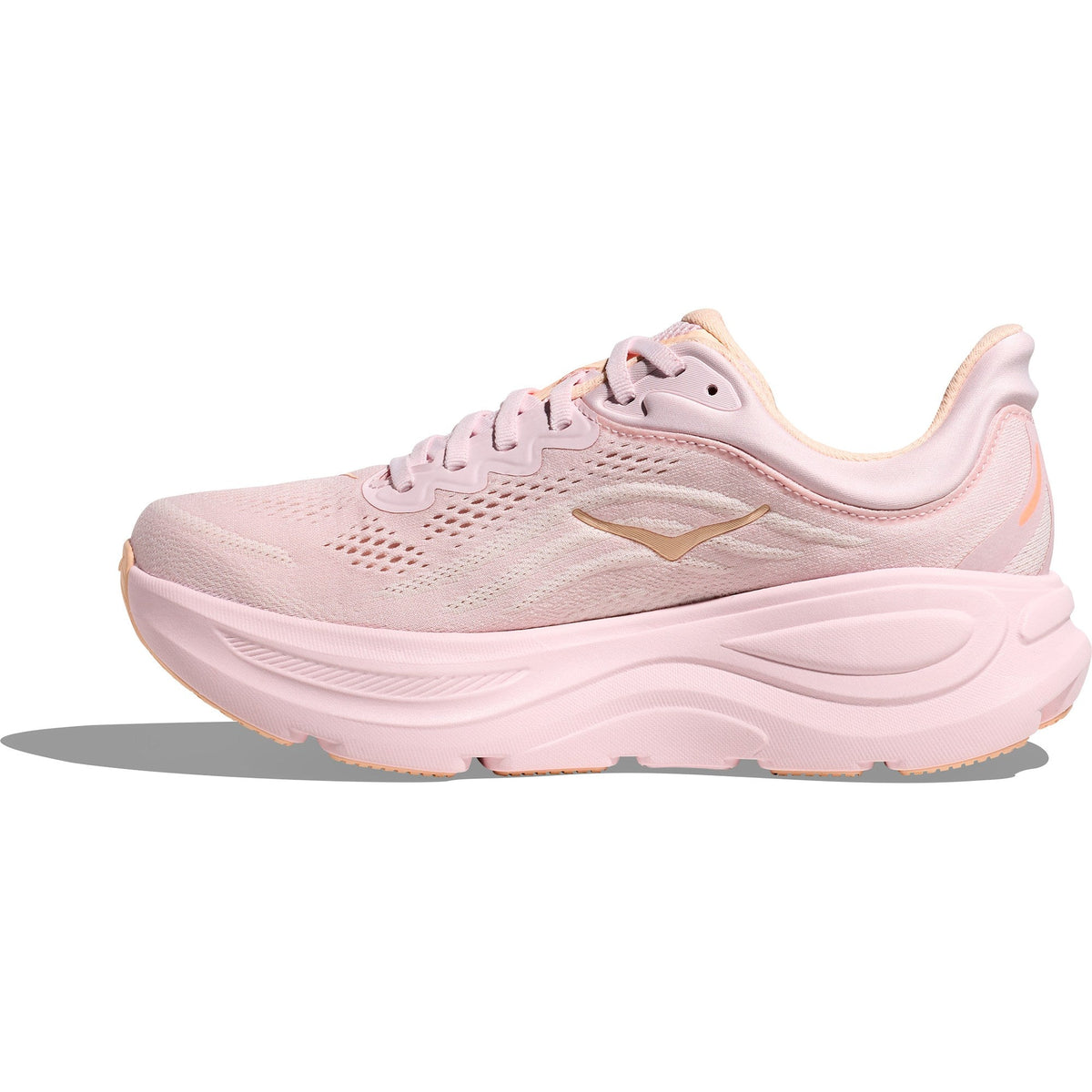 Women's Bondi 9 Road-Running Shoes - Lilac Cream/Tangerine Glow - view 2