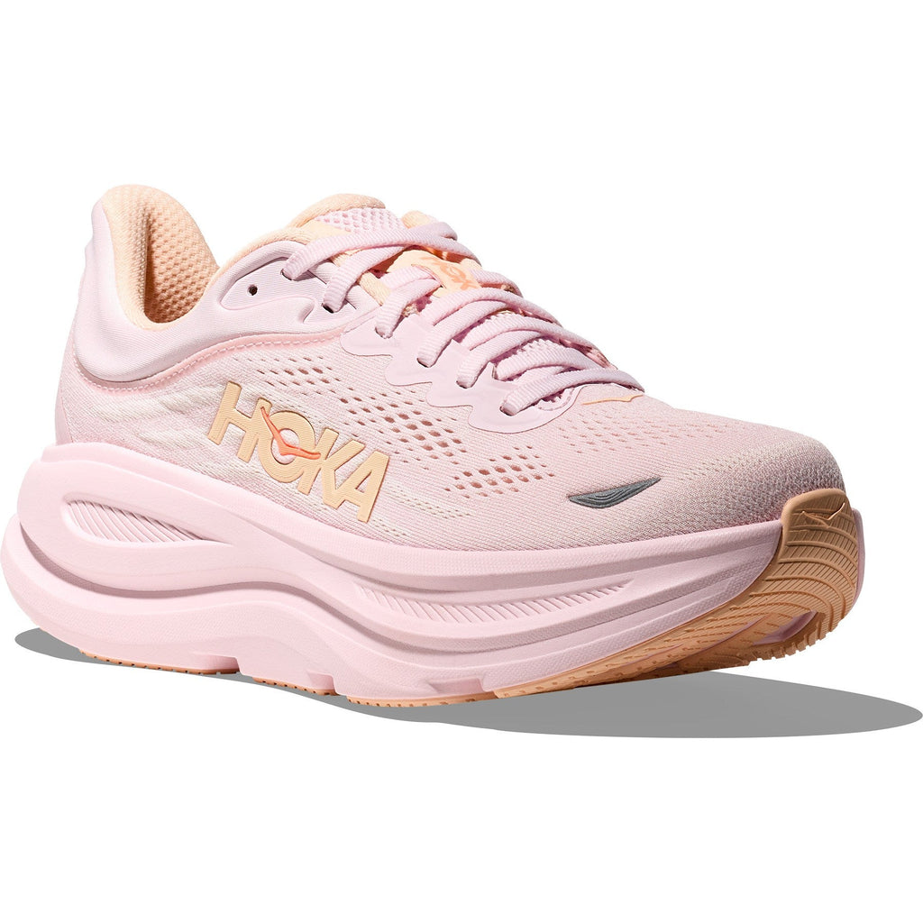 Women's Bondi 9 Road-Running Shoes - Lilac Cream/Tangerine Glow - view 3