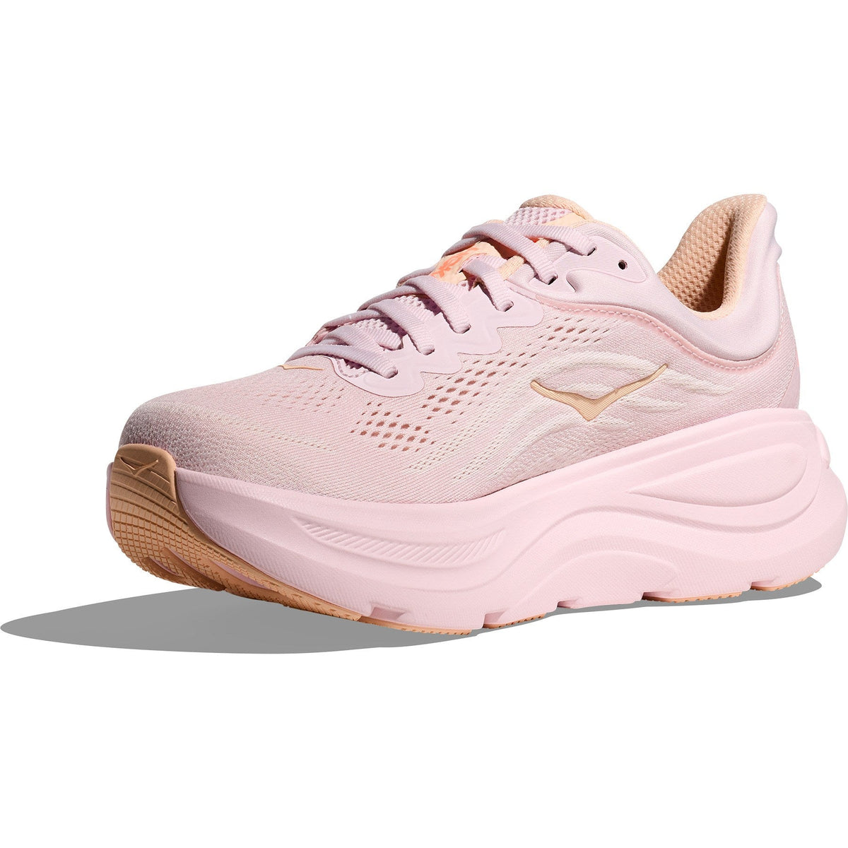 Women's Bondi 9 Road-Running Shoes - Lilac Cream/Tangerine Glow - view 4
