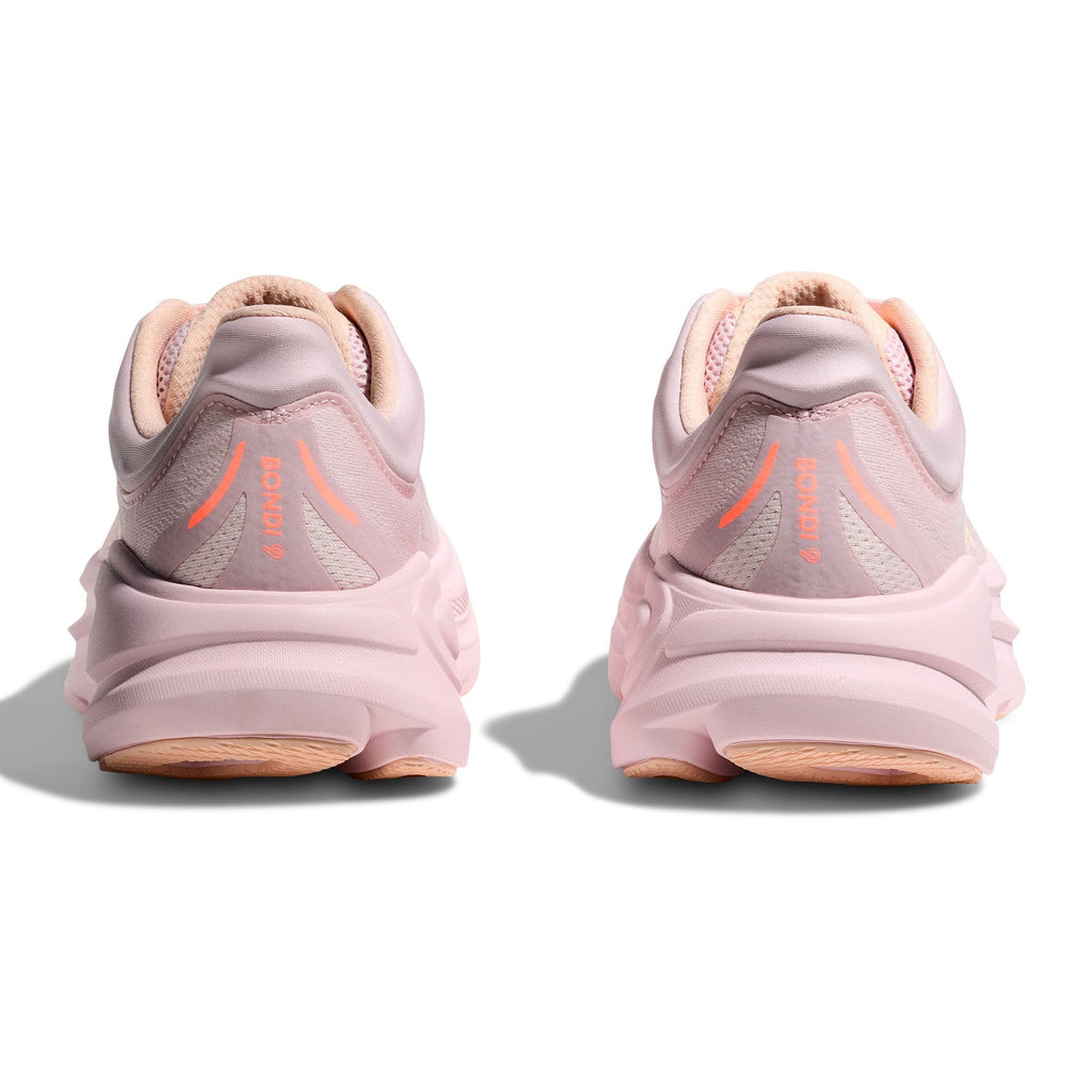 Women's Bondi 9 Road-Running Shoes - Lilac Cream/Tangerine Glow - view 5